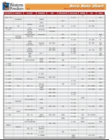 Ramshot burn rate chart